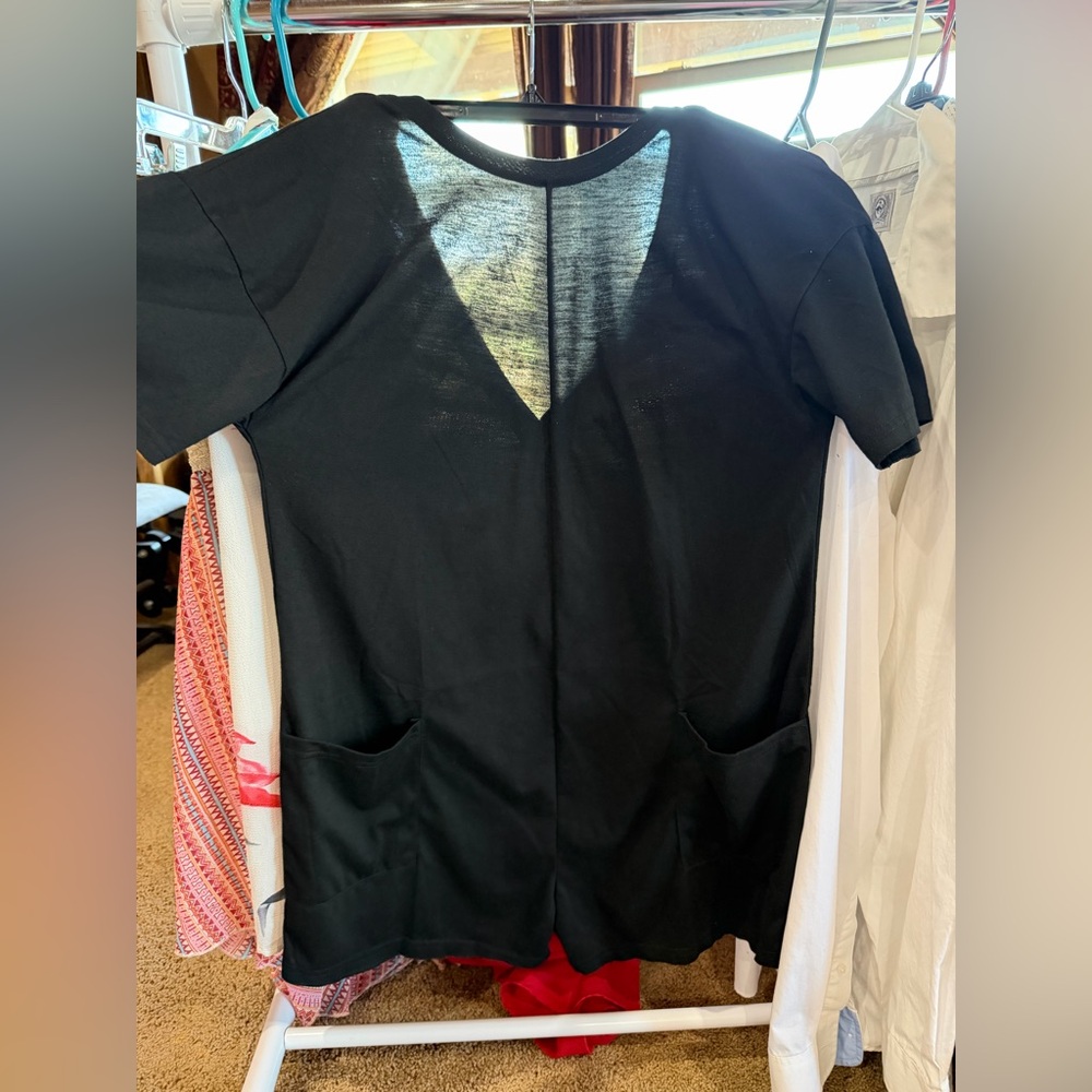 NWOT Black Romper worn 2 ways